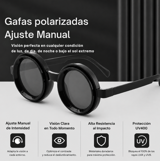 Gafas polarizadas  ajuste manual